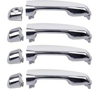 TZOBXDP Manija de puerta exterior Juego de manijas de puerta de 4 piezas, delanteras, compatible con 4Runner 2010-2021, compatible con GX460 69250-60050(Chrome 4Pcs)