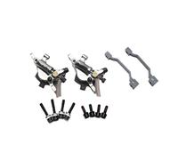 TZOBXDP Pinza de Freno de Disco hidráulico R1, Doble acción, CX, Grava, ciclocross, BMX, Bicicleta Plegable, Poste R1, Soporte IS de 160mm(R1 Gray- NO rotors)