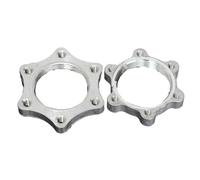 TZOBXDP Rueda Libre de Bicicleta, bujes roscados de 44MM y 48MM, Rotor de Freno de Disco, Frenos de Disco roscados, Adaptador de Brida de 6 Pernos(44)