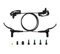 TZOBXDP Tambor Trasero para Bicicleta Freno hidráulico de 4 pistones para Bicicleta de montaña, Freno hidráulico Delantero y Trasero de 850mm y 1630mm Kit de Freno de Rodillo Trasero(Front-Rear)