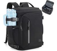 Tzowla Bolsa de viaje con bolsa grande para bebidas, paquete expandible para artículos personales para hombres/mujeres, bolsas de fin de semana de negocios, W-negro., 17.3‘’, Mochilas de viaje