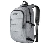 Tzowla Mochila Mujer Hombre de Viaje para Portátil Resistente al Agua y Antirrobo con Puerto de Carga USB y Candado Mochilas de 15,6 Pulgadas para Estudiantes Universitarios- Gris