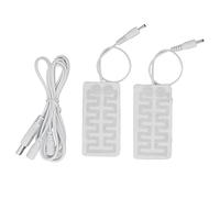 TZOXTLH 2 uds película calefactora USB 3,5x1,8 pulgadas fibra de carbono segura lavable a máquina almohadilla calefactora eléctrica para guantes calcetines zapatos