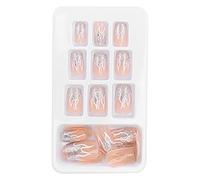 TZOXTLH 24pcs False Nail Tips Set Detachable Fashionable Full Cover Press On Fake Nails Art Tips (P136)