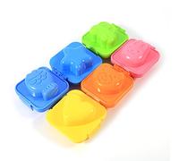 TZOXTLH 6 Unids/Set Huevos de Dibujos Animados Lindo Molde Molde Pan Cocina Herramientas de Bricolaje Accesorios de Cocina para niños