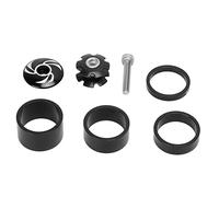 TZOXTLH Auriculares para bicicleta, respetuosos con el medio ambiente, ligeros, brillantes, piezas de repuesto completas para bicicletas (Negra)