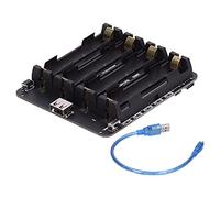 TZOXTLH Battery Holder Case 4-Channel Micro USB Interface for 0.5A 5-8V