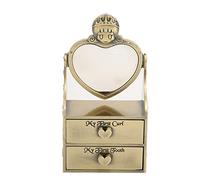 TZOXTLH Caja de Recuerdos para bebés Linda Resistencia a la corrosión Durabilidad Aspecto de Moda Regalos de Hada de los Dientes para niñas y niños (Color latón antiguo.)