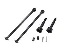 TZOXTLH Eje de transmisión delantero de acero Eje de transmisión CVD de hueso de perro de metal delantero para coche ZD Racing DBX-10 7503 1/10 RC