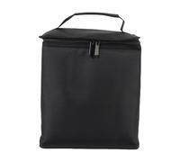 TZOXTLH Funda de botella de combustible de camping larga para tanques de gas talla L Funda de botella de combustible portátil anticolisión para botellas de cerveza, negra, informal