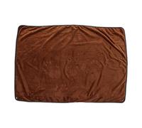 TZOXTLH Manta de bebé suave y cálida para evitar que se encoja, manta de felpa de doble cara para llevar puesta en casa, oficina (marrón)