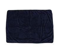 TZOXTLH Manta de bebé suave y cálida para evitar que se encoja, manta de felpa de doble cara para llevar puesta en casa y oficina (azul marino)