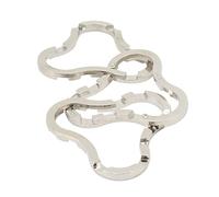 TZOXTLH Posavasos de metal fundido, rompecabezas portátil para el hogar, oficina, para niños y adultos, desbloquear, rompecabezas entrelazado, juguete educativo