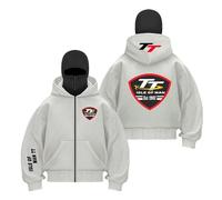 TZPTZNVF Sudadera con Capucha Y Pasamontañas Hombre Resistente Al Viento Ropa Calle para I.s.l.e of M.a.n T..T Prendas De Vestir Exteriores Estampadas-QHS||m