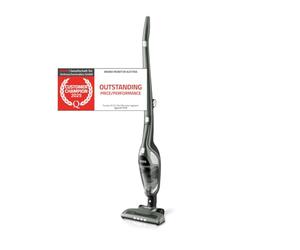 TZS First Austria Aspirador Escoba y de Mano 2 en 1 60 Minutos de autonomía | Cepillo para Suelos con luz LED | Cargador de Pared | Sin Bolsa | Inalámbrico