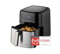 TZS First Austria Freidora de aire caliente 5 L | Cesta cuadrada de acero inoxidable antiadherente | Airfryer | 80-200 °C | Digital | 8 programas | 1700 W | Temporizador de 60 minutos