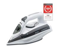 TZS First Austria Plancha de vapor | 3100 W | Suela de cerámica | Autolimpieza | Vapor vertical | Antical | Planchado en seco | Depósito de agua de 0,45 l | 1,4 kg | Gris
