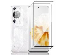 Tzstz 2+2 Piezas con Huawei P60 Pro Pantalla Protector Compatible ,9H Dureza,Anti-arañazos, Vidrio Templado Protector