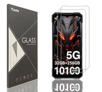 Tzstz 2 piezas vidrio templado protector de pantalla para DOOGEE S200/S200 X/S200 Plus/S200 Ultra/S200 Max 6.72" dureza 9H anti arañazos HD película protectora de pantalla