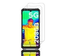 Tzstz 2 piezas vidrio templado protector de pantalla para Fire 6 Max Thermal 5G/ DOOGEE Fire6 Max 6.72" dureza 9H anti arañazos HD película protectora de pantalla
