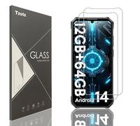 Tzstz 2 piezas vidrio templado protector de pantalla para FOSSiBOT F105 6.74" dureza 9H anti arañazos HD película protectora de pantalla