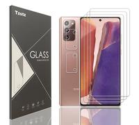 Tzstz 3+2pcs Protector de Pantalla Cristal Templado para Samsung Galaxy Note20 5G Dureza 9H Anti-arañazos HD Protector de Pantalla
