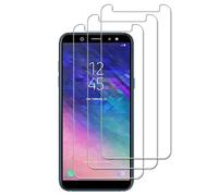 Tzstz 3 Piezas con Samsung Galaxy A6 Pantalla Protector Compatible ,9H Dureza,Anti-arañazos, Vidrio Templado Protector