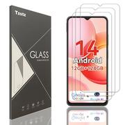 Tzstz 3 piezas vidrio templado protector de pantalla para Blackview Wave 8/Blackview Wave 8C dureza 9H anti arañazos HD película protectora de pantalla