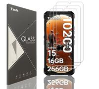 Tzstz 3 piezas vidrio templado protector de pantalla para CUBOT Kingkong ES 3 dureza 9H anti arañazos (cubierta no pantalla completa)