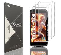 Tzstz 3 piezas vidrio templado protector de pantalla para doogee S41 Plus/S41 Max/S41T/S41 Pro Dureza 9H Anti Arañazos HD Película protectora de pantalla
