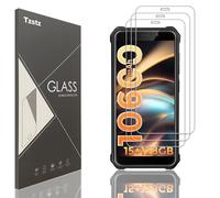 Tzstz 3 piezas vidrio templado protector de pantalla para FOSSiBOT F101 / FOSSiBOT F101 Pro 5,45" dureza 9H anti arañazos HD película protectora de pantalla
