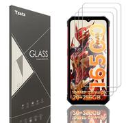 Tzstz 3 piezas vidrio templado protector de pantalla para FOSSiBOT F102 dureza 9H anti arañazos HD película protectora de pantalla