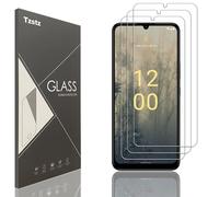 Tzstz 3 piezas vidrio templado protector de pantalla para Nokia C31/Nokia C2 Dureza 9H Anti Arañazos HD película protectora de pantalla