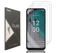 Tzstz 3 piezas vidrio templado protector de pantalla para Nokia C32/Nokia C21 Plus/Nokia G21/Nokia G22 Dureza 9H Anti Arañazos HD película protectora de pantalla