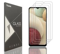 Tzstz 3 piezas vidrio templado protector de pantalla para Samsung Galaxy A12/A13/A32/A03/A03S/A04 dureza 9H anti arañazos HD película protectora de pantalla