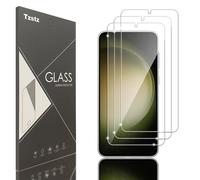 Tzstz 3 piezas vidrio templado protector de pantalla para Samsung Galaxy S24 Plus/S25 Plus 5G dureza 9H anti arañazos ultra delgado 0.15 mm soporte de detección de huellas dactilares