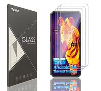 Tzstz 3 piezas vidrio templado protector de pantalla para Ulefone Armor 25T/Ulefone Armor 25T Pro dureza 9H anti arañazos HD película protectora de pantalla