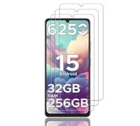 Tzstz 3 protectores de pantalla de vidrio templado para DOOGEE Note 58/DOOGEE Note 58 Pro, dureza 9H, antiarañazos, HD, protector de pantalla