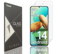 Tzstz 3 protectores de pantalla de vidrio templado para Oukitel C53 de 6,6 pulgadas, dureza 9H, antiarañazos, HD