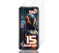 Tzstz 3 protectores de pantalla de vidrio templado para Oukitel WP55/WP55S/WP55 Pro/WP55 Ultra Dureza 9H antiarañazos (película protectora de pantalla no completa)