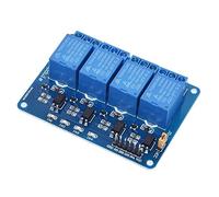 TZT 5V 12V1 2 4 6 Módulo de relé 8 canales con salida optoacoplador 1 vías(12v 4 Channel Relay)