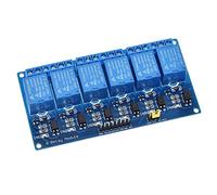 TZT 5V 12V1 2 4 6 Módulo de relé 8 canales con salida optoacoplador 1 vías(24v 6 Channel Relay)