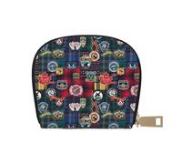 TZTTZT Adventure Camping Badge - Soporte para tarjetas de crédito para mujer, portafolios de piel para tarjetas de crédito, portafolios para tarjetas