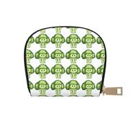 TZTTZT Bonito tarjetero de crédito con estampado de coliflor de dibujos animados para mujer, cartera para tarjetas, cartera de cuero para tarjetas de crédito