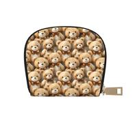 TZTTZT Cute Bears A Print - Tarjetero para mujer, tarjetero, cartera de cuero para tarjetas de crédito