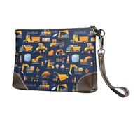 TZTTZT Digger Roadblock Dozer - Bolso de mano para mujer, monederos y bolsos de piel