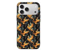 TZTTZT Fantasy Phoenix Print - Funda delgada y bonita compatible con iPhone 17 Pro Max, control de cámara, a prueba de golpes, multicolor