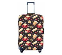 TZTTZT Funda protectora para equipaje, con estampado de café de amor para maleta de pulgadas, Black, 25-28
