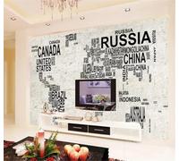 Tzxztt Abstracto Creativo Digital Mapa Muro De Piedra Papel Pintado 3D Seda Texturizada Primera Calidad Neutros Material Ideal Para SalóN Dormitorio-300cm×210cm