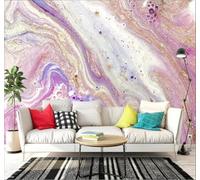 Tzxztt Abstracto Lujoso Dorado Rosa Imitación De Mármol Papel Pintado 3D Seda Texturizada Primera Calidad Neutros Material Ideal Para SalóN Dormitorio-150cm×105cm